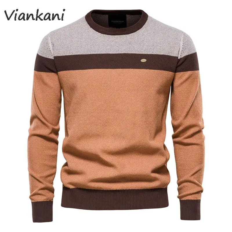 New Autumn Men's Sweater O-Neck Slim Fit Knitwear Designer Fashion Brand Luxury Warm Woolen Sweaters Casual Men Clothing
New Autumn Men's Sweater O-Neck Slim Fit Knitwear Designer Fashion Brand Luxury Warm Woolen Sweaters Casual Men Clothing