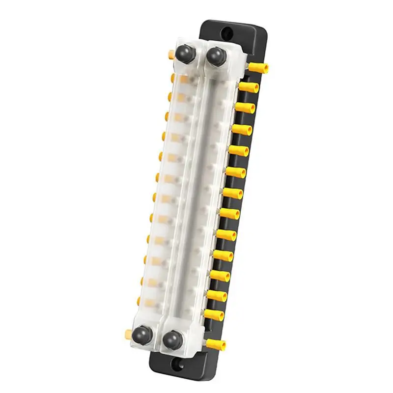 Terminal Strip Double Row Terminal Block 12 Positions Dual Row 150A Screw Terminal Strip Blocks With Cover 12 Positions
Terminal Strip Double Row Terminal Block 12 Positions Dual Row 150A Screw Terminal Strip Blocks With Cover 12 Positions
