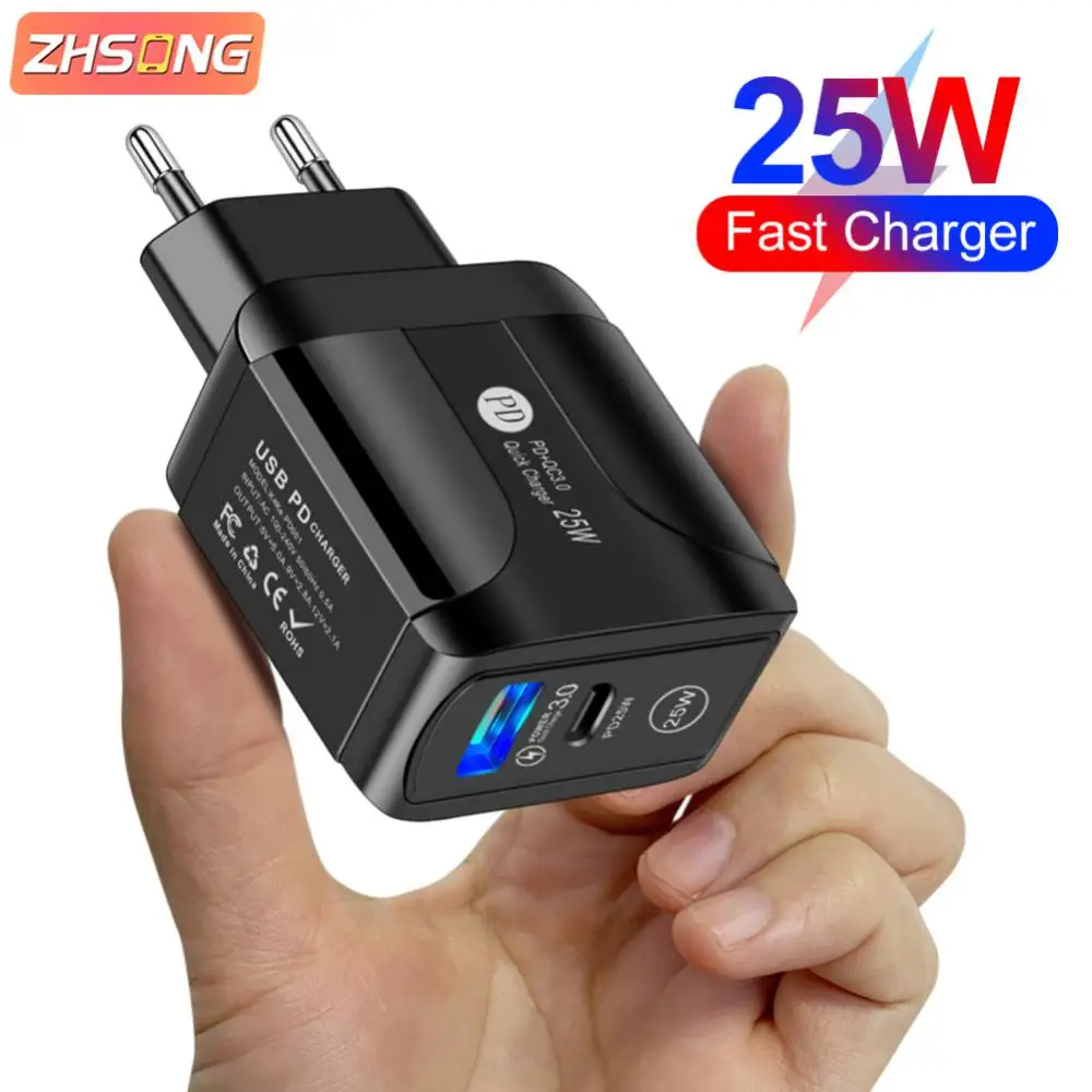 ZHSONG PD 25W USB Type C Charger Quick Charge 3.0 Mobile Phone Charger for iPhone Samsung Xiaomi Fast Wall Chargers Adapter 2022
ZHSONG PD 25W USB Type C Charger Quick Charge 3.0 Mobile Phone Charger for iPhone Samsung Xiaomi Fast Wall Chargers Adapter 2022