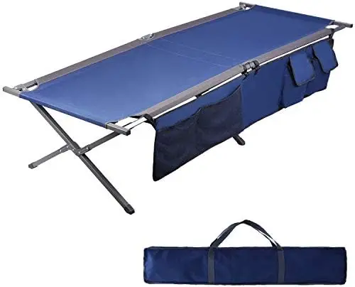 Portable Camping Cot 83" XL Pack-Away Tent Sleeping Cot Bed with Side Pockets, Carry Bag and Side Pockets Included Camping moon
Portable Camping Cot 83" XL Pack-Away Tent Sleeping Cot Bed with Side Pockets, Carry Bag and Side Pockets Included Camping moon