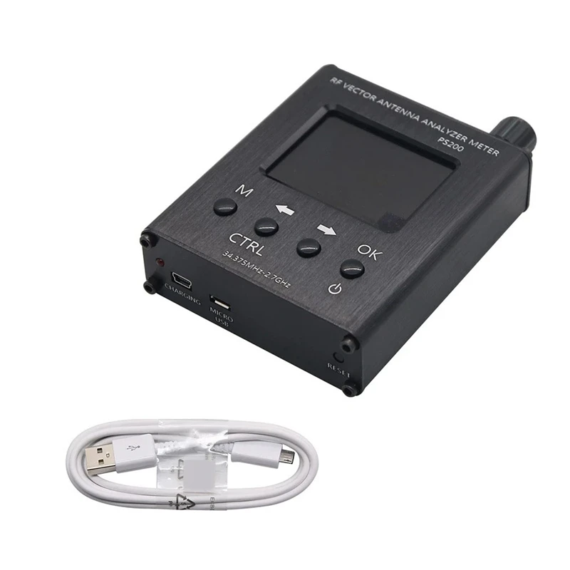 PS200 Vector Antenna Analyzer Instrument 34.375Mhz-2.7Ghz Fit For Swr S11 Multifunction Portable Meter
PS200 Vector Antenna Analyzer Instrument 34.375Mhz-2.7Ghz Fit For Swr S11 Multifunction Portable Meter