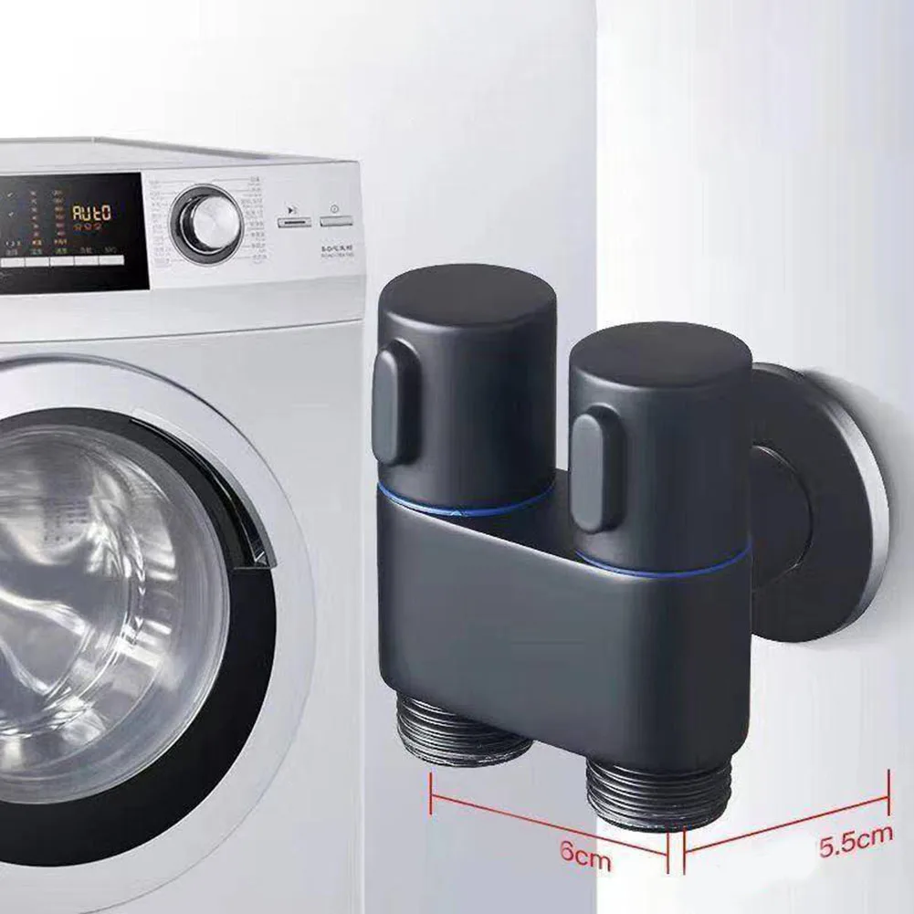 G1/2 1 In Two Out Double Control Washing Machine Faucet Toilet Triangle Valve For Bathroom Toilet Washing Machine Faucets
G1/2 1 In Two Out Double Control Washing Machine Faucet Toilet Triangle Valve For Bathroom Toilet Washing Machine Faucets