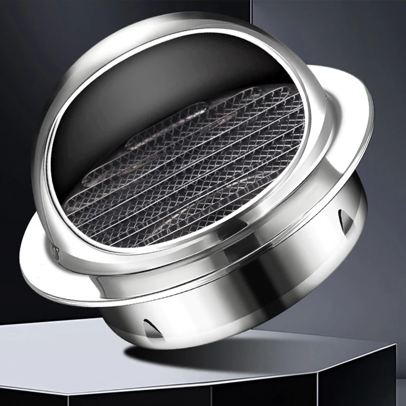 Stainless Steel Hood Rain Cap Air Outlet Exhaust Hood Breathable Round Vent Grille Anti Insect Kitchen Bathroom Wall Hardware
Stainless Steel Hood Rain Cap Air Outlet Exhaust Hood Breathable Round Vent Grille Anti Insect Kitchen Bathroom Wall Hardware