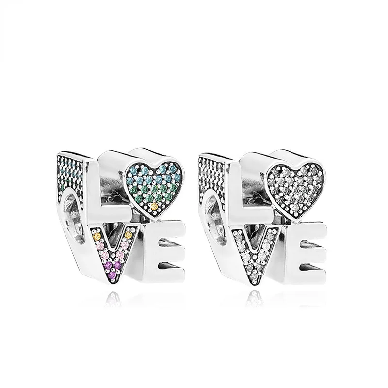 10PCS LOVE Inlaid Rhinestone Charms DIY Beads Suitable for Original Charm Bracelet Ladies European Jewelry Making
10PCS LOVE Inlaid Rhinestone Charms DIY Beads Suitable for Original Charm Bracelet Ladies European Jewelry Making