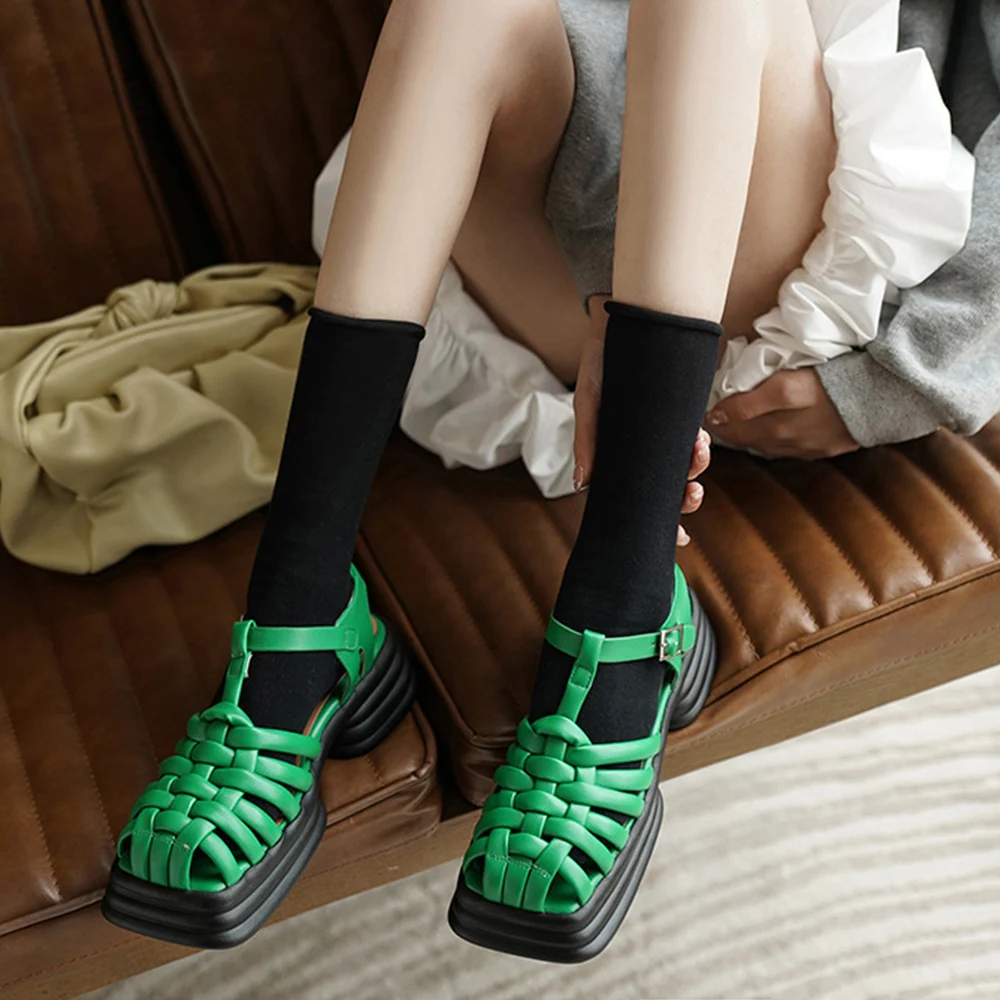 Women's Platform Gladiator Sandals 2022 New Summer Fashion Women Chunky Heels Shoes Beach Sandal Pu Comfortable Sandalias Mujer
Women's Platform Gladiator Sandals 2022 New Summer Fashion Women Chunky Heels Shoes Beach Sandal Pu Comfortable Sandalias Mujer