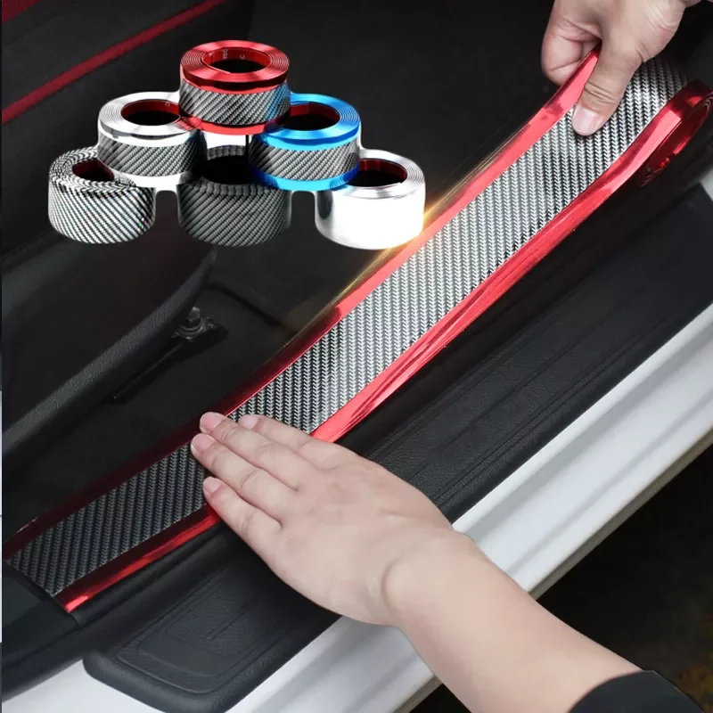 Car Sticker Car Door Sill Protector Stickers Anti Scratch Strip Carbon Fiber Car Threshold Protection Bumper Film Sticker
Car Sticker Car Door Sill Protector Stickers Anti Scratch Strip Carbon Fiber Car Threshold Protection Bumper Film Sticker