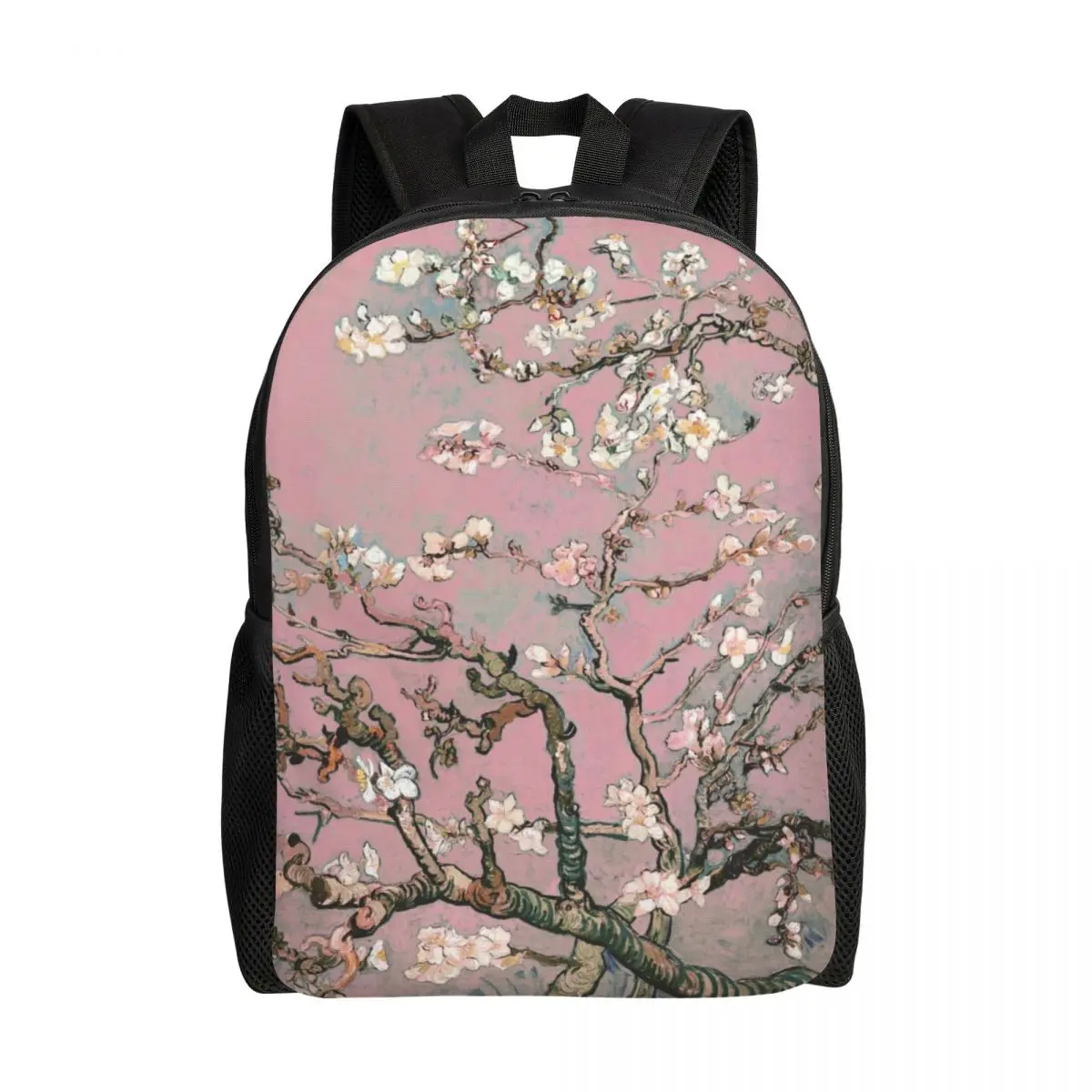

Almond Blossoms By Vincent Van Gogh Travel Backpack School Laptop Bookbag Blossoming Almond Tree College Student Daypack Bags