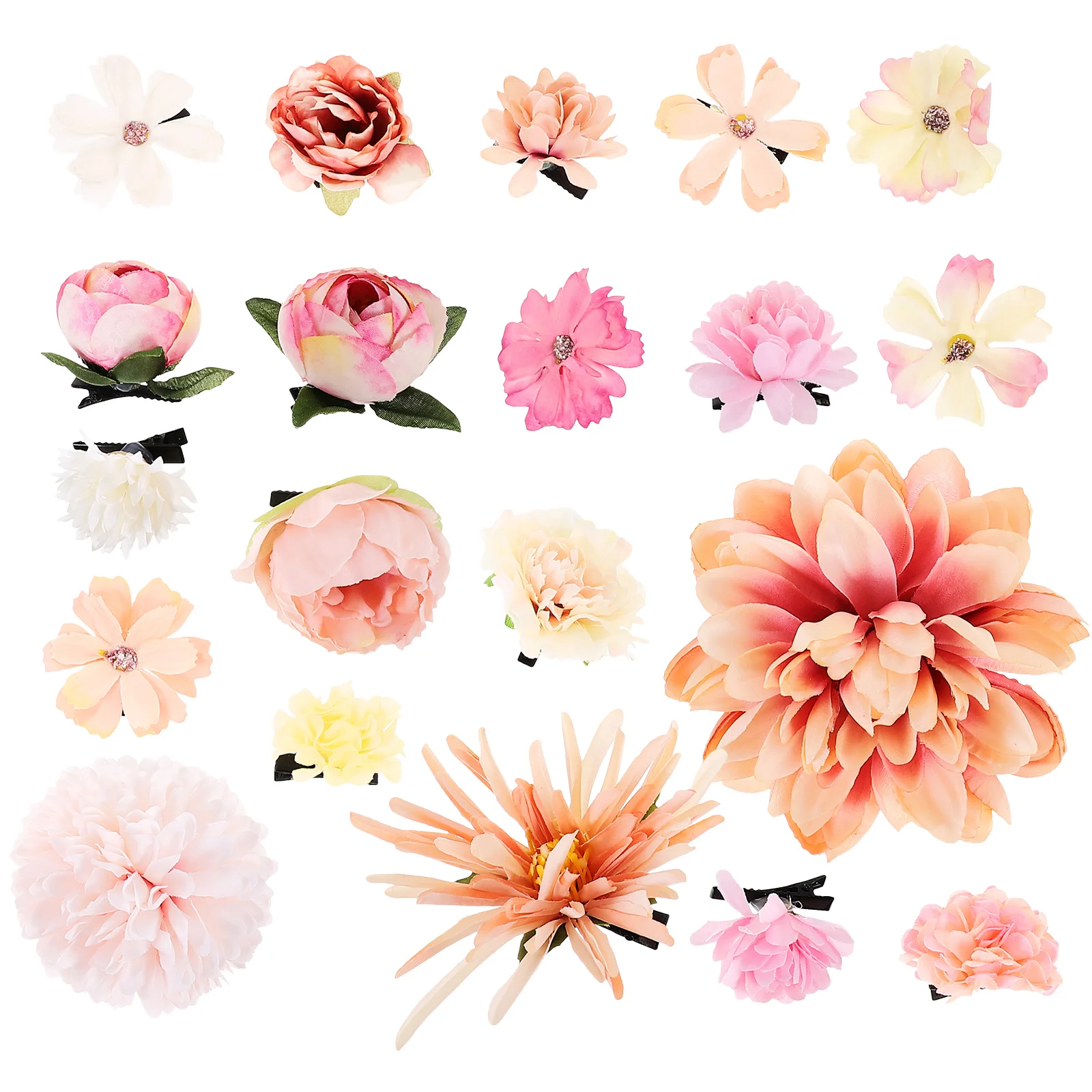 20 Pcs Flower Hair Clip Set Accessories Hairpin Bride Clips Aesthetic Silk Fabric Fashion Decorations Women Girls
20 Pcs Flower Hair Clip Set Accessories Hairpin Bride Clips Aesthetic Silk Fabric Fashion Decorations Women Girls
