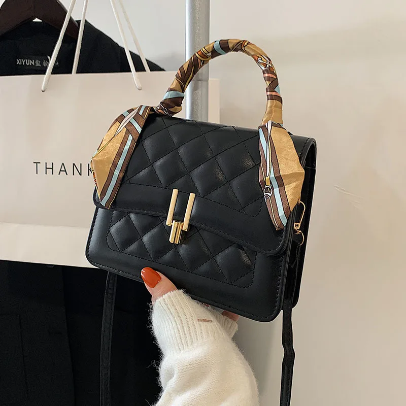 New Women's Bag Portable Small Square Bag Simple Silk Scarf Leisure Diamond Single Shoulder Bag Cross-body Bag Women
New Women's Bag Portable Small Square Bag Simple Silk Scarf Leisure Diamond Single Shoulder Bag Cross-body Bag Women
