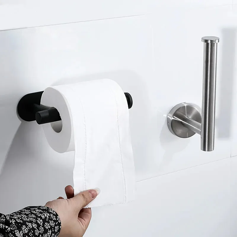 

Самоклеящийся держатель рулонов туалетной бумаги, водонепроницаемый стеллаж для хранения в ванной комнате, без пробивания отверстий, Диспенсер рулонов полотенец для ванной комнаты