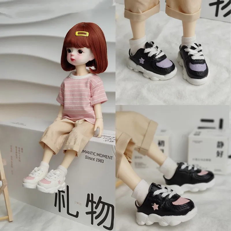 

4.2*2.0cm BJD Doll shoes For 1/6 Yosd Sport Casual Shoes Multicolor Doll Accessories Toy Gifts