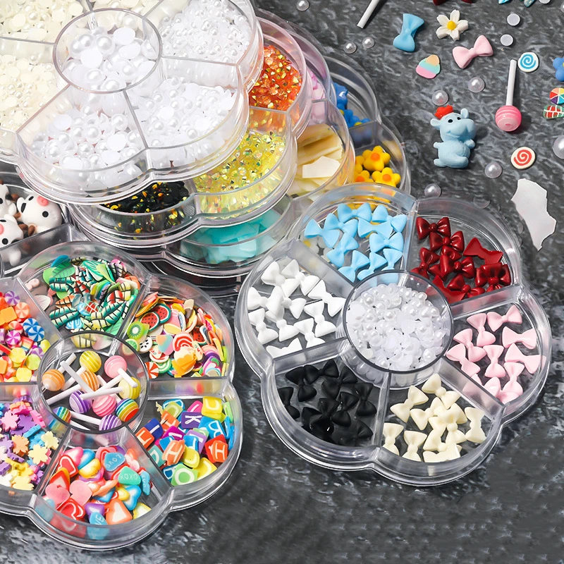 1 Box Mixed Nail Art Bow-Knot Bears 3D Faux Pearl DIY Crafts Creative Nail Art Rhinestones Jewelry for Nail Design Accessories
1 Box Mixed Nail Art Bow-Knot Bears 3D Faux Pearl DIY Crafts Creative Nail Art Rhinestones Jewelry for Nail Design Accessories