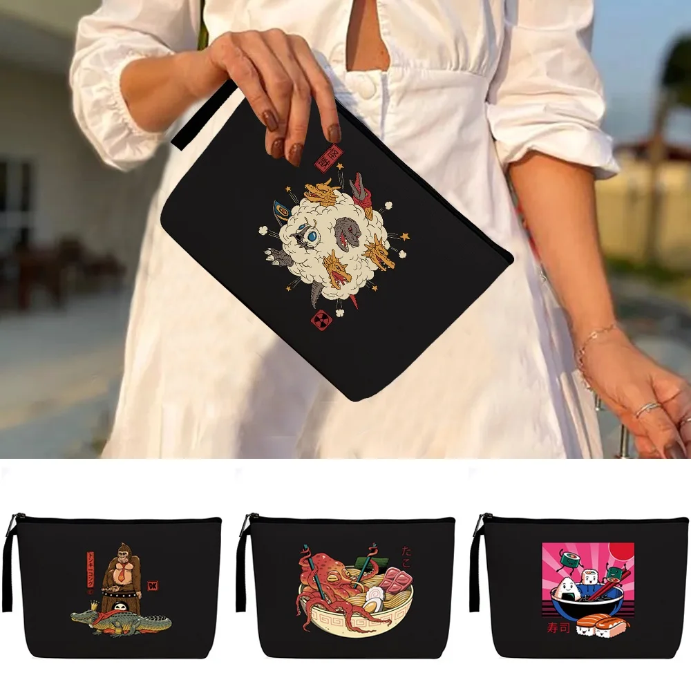 Makeup Bag Fashion Lady Storage Japan Print Make Up Cases Environmentally Friendly and Reusable Zipper Wash Beauty Pouch
Makeup Bag Fashion Lady Storage Japan Print Make Up Cases Environmentally Friendly and Reusable Zipper Wash Beauty Pouch