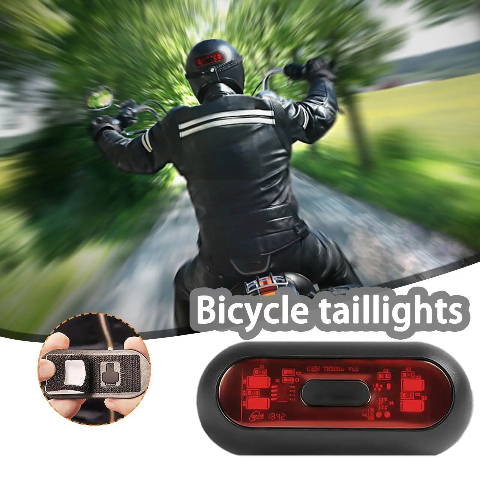 Bicycle Motorcycle Helmet Light Bike Rear Red Safety Light Light Modes LED 3 Lights Light Chargeable USB Warning Tail Helme G4Q3
Bicycle Motorcycle Helmet Light Bike Rear Red Safety Light Light Modes LED 3 Lights Light Chargeable USB Warning Tail Helme G4Q3
