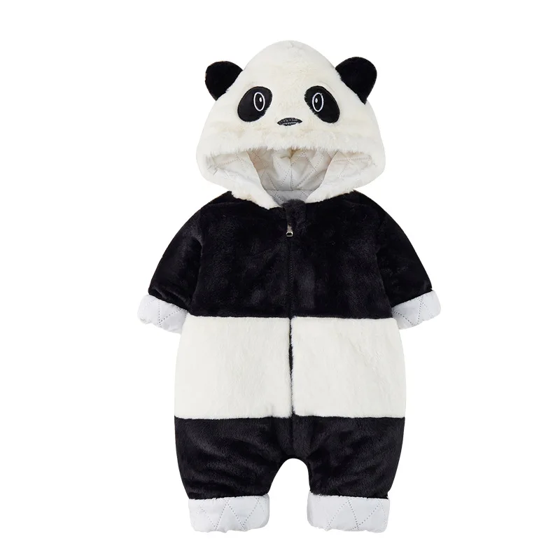 Baby cartoon panda crawling clothes for newborn babies in autumn and winter Korean baby jumpsuit
Baby cartoon panda crawling clothes for newborn babies in autumn and winter Korean baby jumpsuit