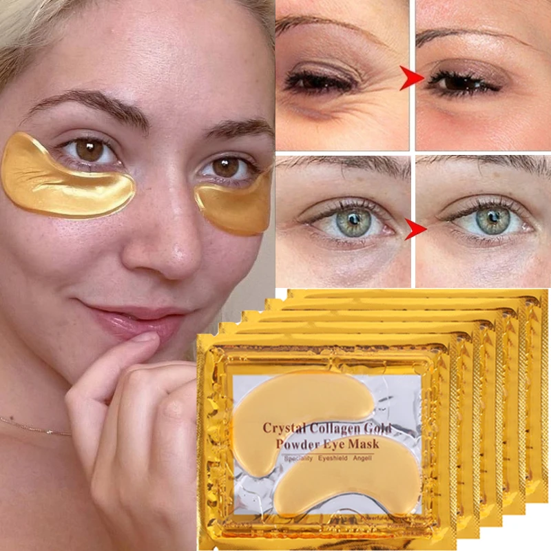 24K Gold Moisturizing Crystal Collagen Eye Mask Anti-Wrinkle Anti Aging Fade Dark Circles Skin Care Patch Dilute Fine Lines Mask
24K Gold Moisturizing Crystal Collagen Eye Mask Anti-Wrinkle Anti Aging Fade Dark Circles Skin Care Patch Dilute Fine Lines Mask