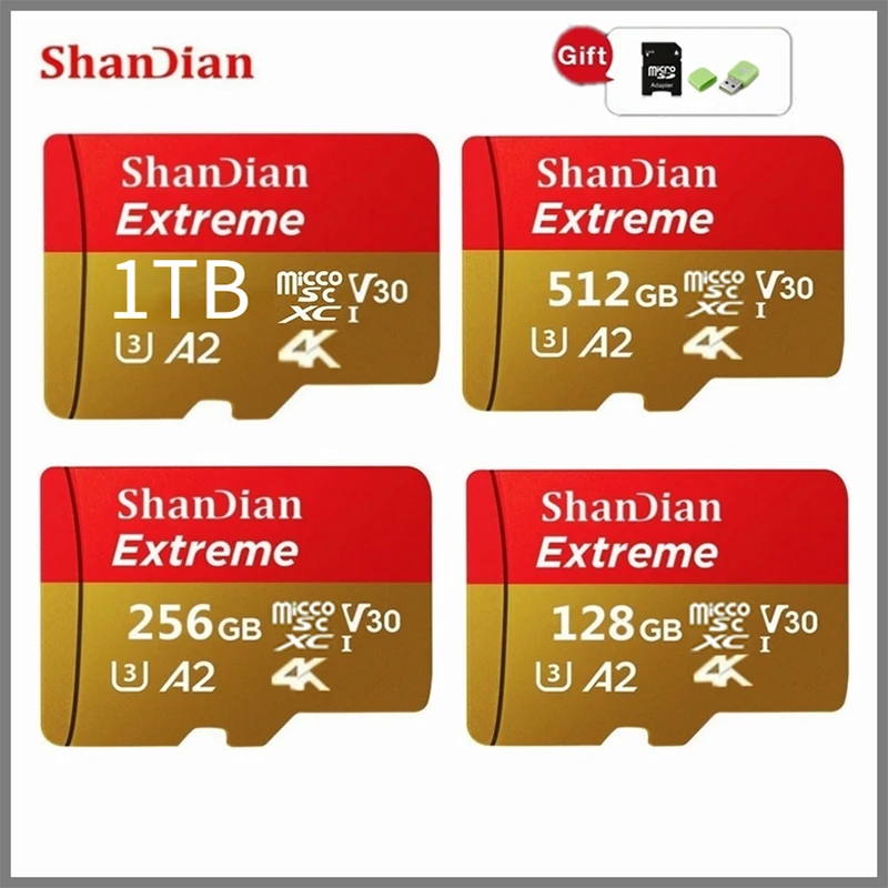 Fast Shipping Micro SD Portable High Speed 1TB 512GB 256GB 128GB Card+ USB Drive HC Micro SD SDHC Card 10 UHS-1 TF Memory Card
Fast Shipping Micro SD Portable High Speed 1TB 512GB 256GB 128GB Card+ USB Drive HC Micro SD SDHC Card 10 UHS-1 TF Memory Card