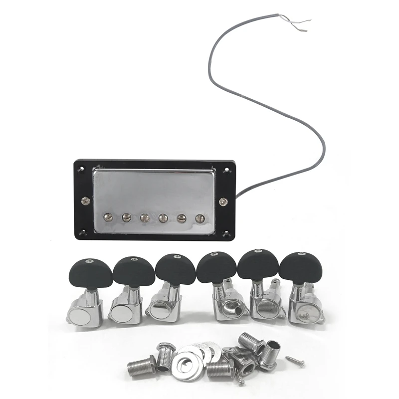 1 Set Humbucker Double Coil Pickups Neck And Bridge & 6 Pcs Guitar String Tuning Key Pegs/Machine Head Knobs
1 Set Humbucker Double Coil Pickups Neck And Bridge & 6 Pcs Guitar String Tuning Key Pegs/Machine Head Knobs