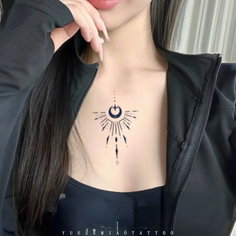 Fake Tattoos for Women Waterproof Star and Moon Pattern Sexy Herbal Juice Tattoo Stickers Wholesale Tatoo Festival Accessories
Fake Tattoos for Women Waterproof Star and Moon Pattern Sexy Herbal Juice Tattoo Stickers Wholesale Tatoo Festival Accessories