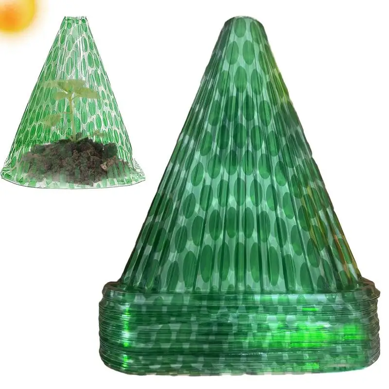 20pcs Greenhouse Garden Plant Bell Cover Windproof Dome For Strawberry Tomato Frost Windproof Guard For Strawberry & Other Plant
20pcs Greenhouse Garden Plant Bell Cover Windproof Dome For Strawberry Tomato Frost Windproof Guard For Strawberry & Other Plant