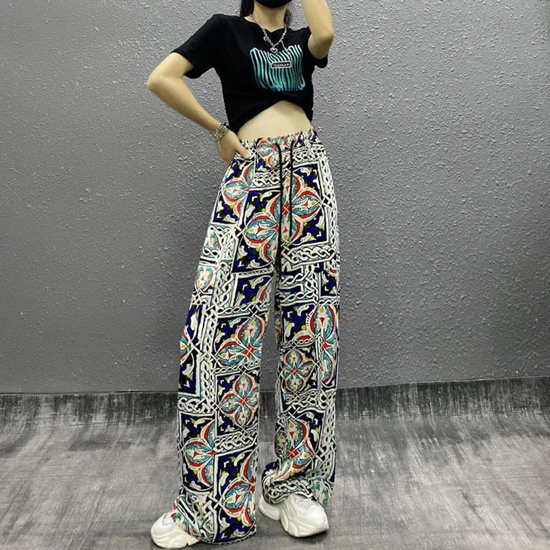 Streetwear Thin Spring Elastic Waist Fashion All-match Straight Korean Women's Clothes Wide Leg Casual Trend Trousers 2023 New
Streetwear Thin Spring Elastic Waist Fashion All-match Straight Korean Women's Clothes Wide Leg Casual Trend Trousers 2023 New