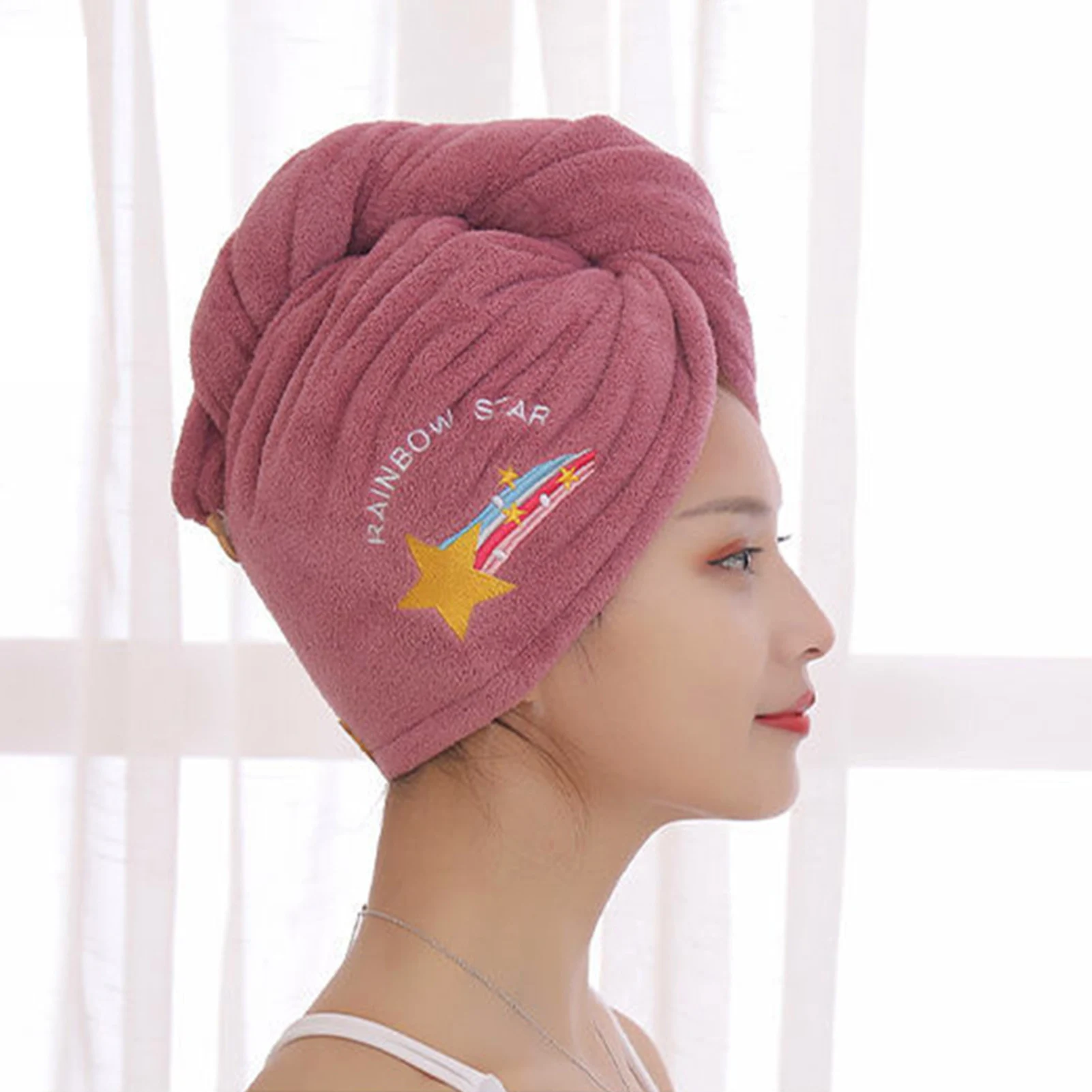 Fast Dry Hair Towel Buckle Absorbent Quick Dry Microfiber Towel Convenient No Frizz Hair Wrap Towels for Women Wet Hair
Fast Dry Hair Towel Buckle Absorbent Quick Dry Microfiber Towel Convenient No Frizz Hair Wrap Towels for Women Wet Hair