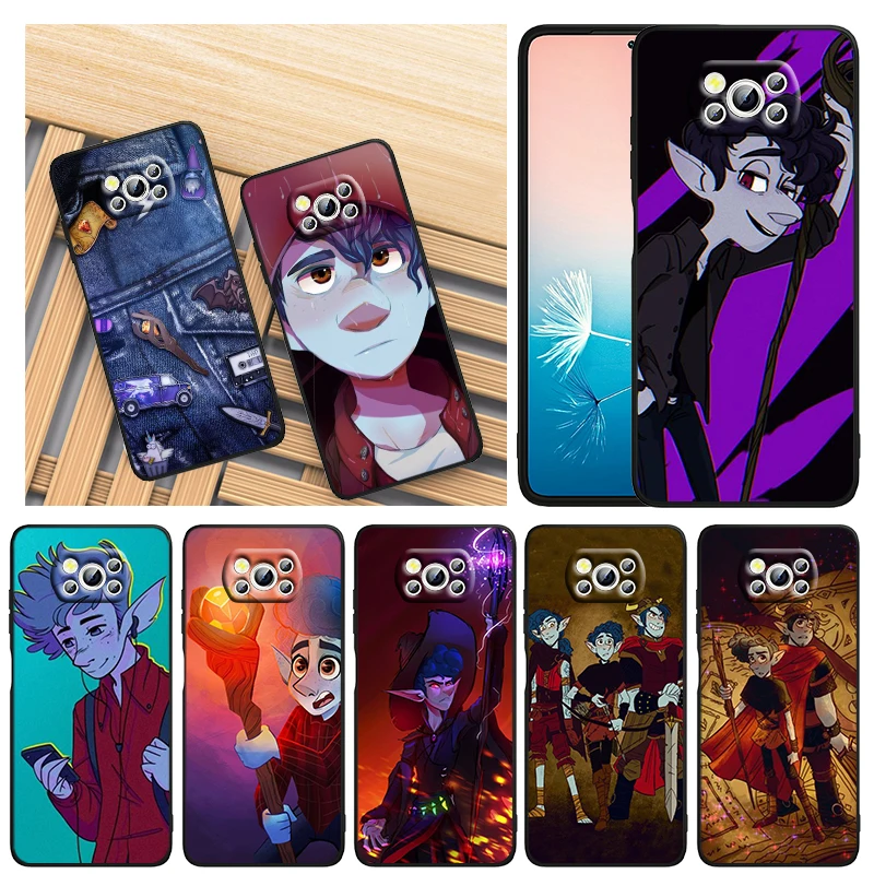 

Disney Cartoon Animation Onward For Xiaomi Civi Mi Poco X4 X3 NFC F3 GT M4 M3 M2 X2 F2 Pro C3 4G 5G Black Soft TPU Phone Case