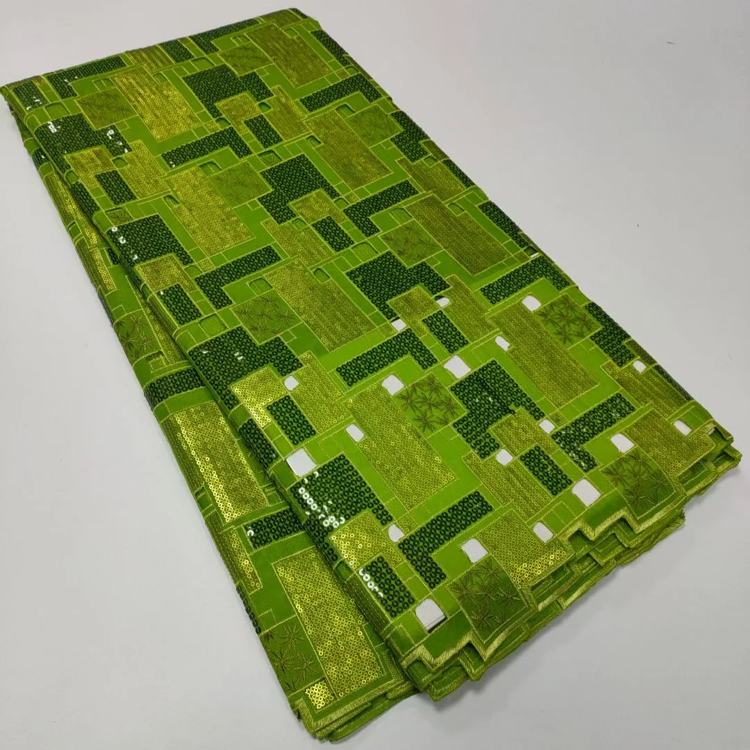 Green African Lace Fabric 5 Yards 2022 High Quality Nigerian Sequins Lace Fabric French For Women Wedding Party Dress Material
Green African Lace Fabric 5 Yards 2022 High Quality Nigerian Sequins Lace Fabric French For Women Wedding Party Dress Material