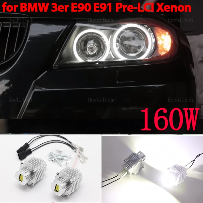 160W LED Angel Eye Halo Ring Light Auto Lighting 6000K For BMW E90 E91 3 Series 320 325i 328i 335i Pre LCI 2004-2008
160W LED Angel Eye Halo Ring Light Auto Lighting 6000K For BMW E90 E91 3 Series 320 325i 328i 335i Pre LCI 2004-2008