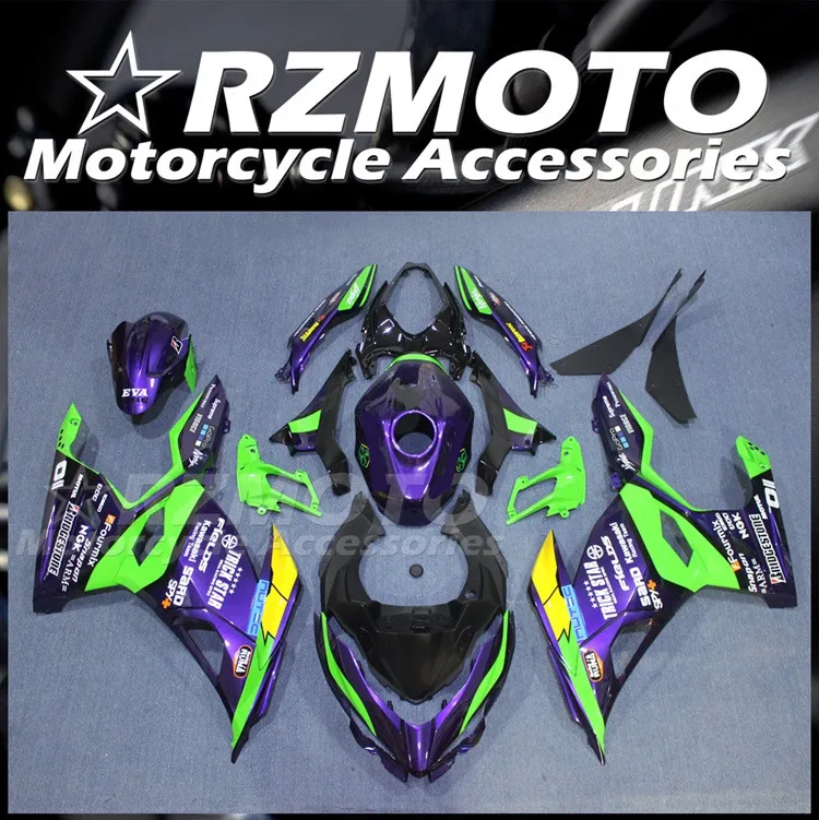 Комплект обтекателей для мотоцикла из АБС-пластика, подходит для Kawasaki Ninja 400 2019 2020 2021 19 20 21, комплект кузова фиолетового и зеленого цвета с крышкой резервуара
Комплект обтекателей для мотоцикла из АБС-пластика, подходит для Kawasaki Ninja 400 2019 2020 2021 19 20 21, комплект кузова фиолетового и зеленого цвета с крышкой резервуара