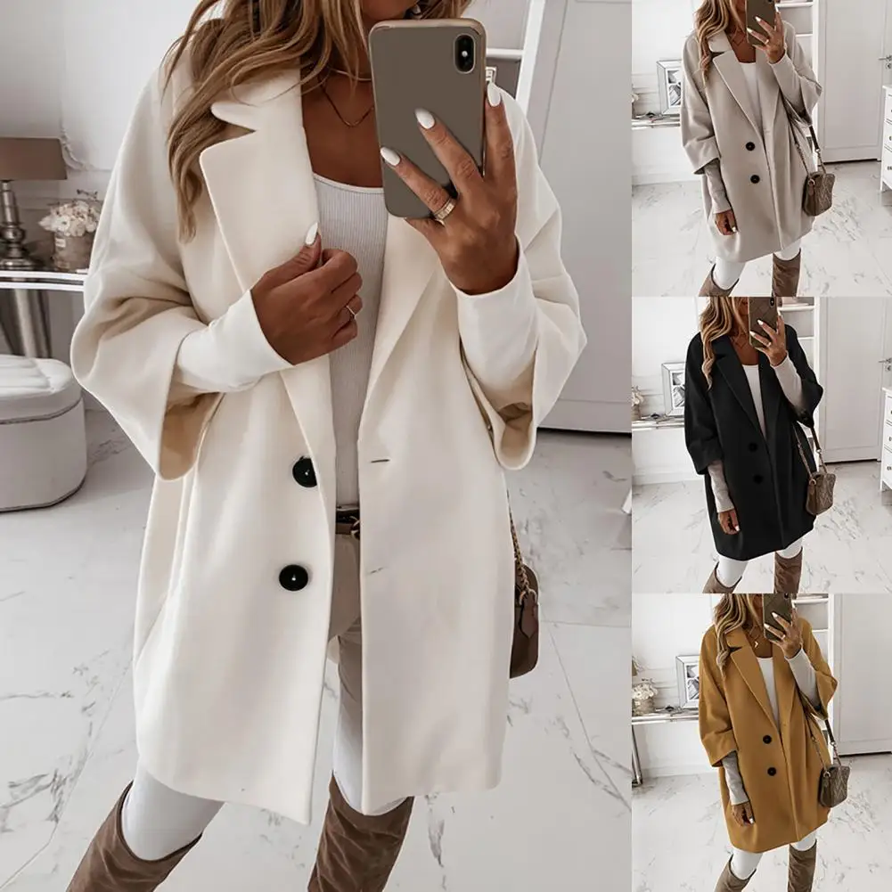 Jacket Casual Polyester Buttons 3/4 Sleeve Pockets Casual Women Jacket Coat Women Tops
Jacket Casual Polyester Buttons 3/4 Sleeve Pockets Casual Women Jacket Coat Women Tops