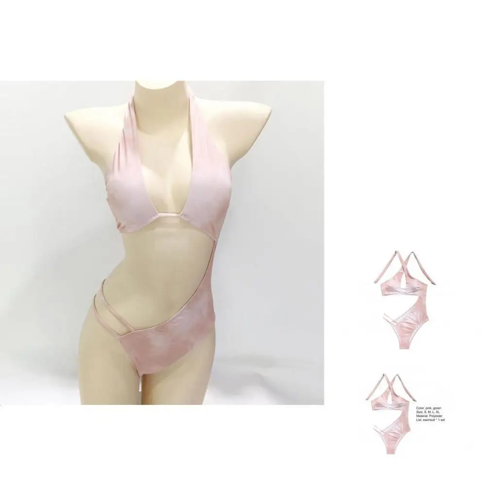 1 Set Sexy Summer Bikini Backless Strap Women Bikini High Elasticity Summer Bikini
1 Set Sexy Summer Bikini Backless Strap Women Bikini High Elasticity Summer Bikini