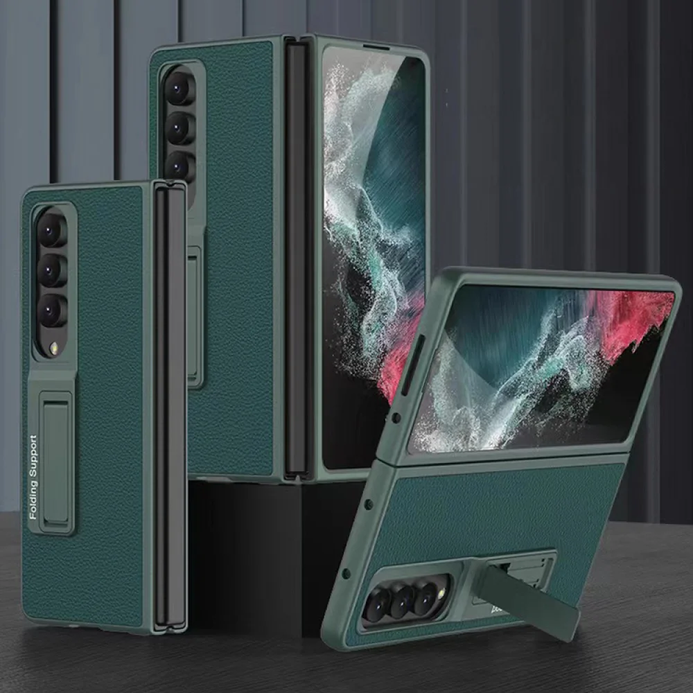 Minimalist Phone Case Carbon Fiber Pattern Leather Phone Protective Case for Samsung Z Fold 4 
Minimalist Phone Case Carbon Fiber Pattern Leather Phone Protective Case for Samsung Z Fold 4