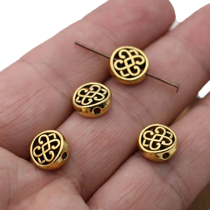 15PCS Gold Plated Round Flower Loose Spacer Beads for Jewelry Making Bracelet DIY Necklace Handmade Craft
15PCS Gold Plated Round Flower Loose Spacer Beads for Jewelry Making Bracelet DIY Necklace Handmade Craft