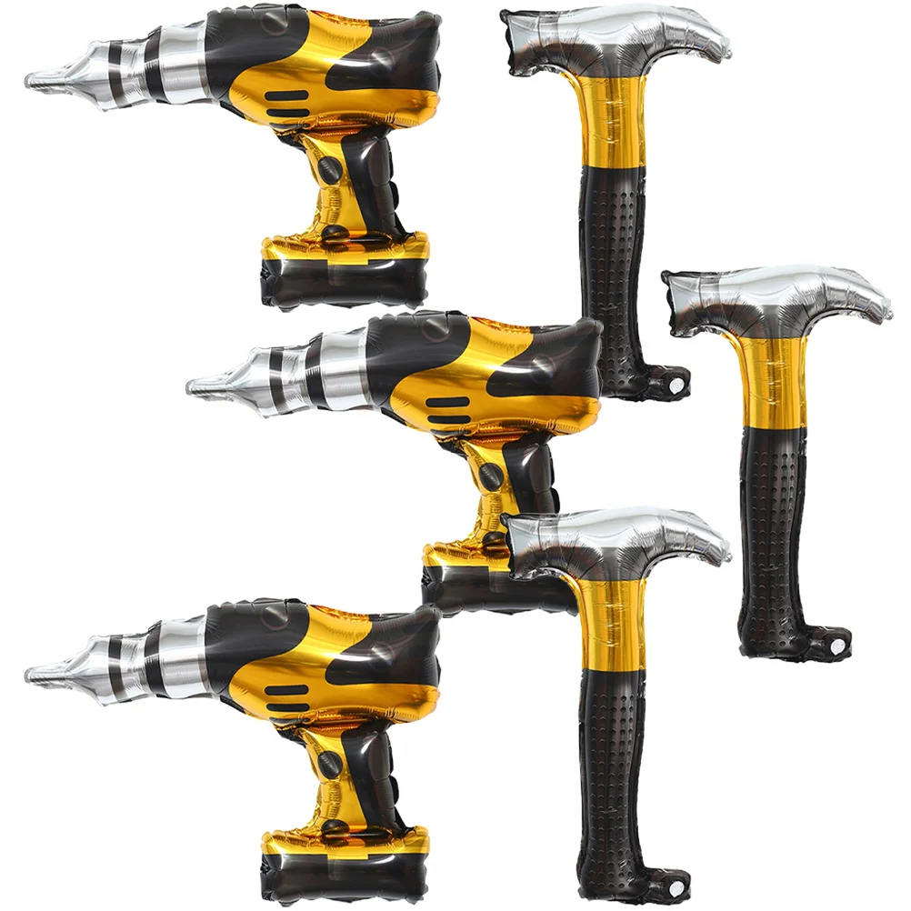 6 Pcs Tool Aluminum Film Balloon Birthday Party Decor Supplies Boys Theme Construction Supply Gifts
6 Pcs Tool Aluminum Film Balloon Birthday Party Decor Supplies Boys Theme Construction Supply Gifts