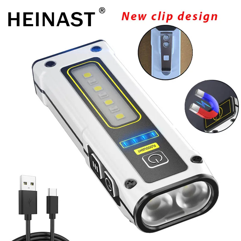 Портативный фонарик 2XPG + COB, мини-многофункциональный зажим для ручки, USB TYPE-C, перезаряжаемый магнит, внешний аккумулятор для экстренных ситуаций
Портативный фонарик 2XPG + COB, мини-многофункциональный зажим для ручки, USB TYPE-C, перезаряжаемый магнит, внешний аккумулятор для экстренных ситуаций