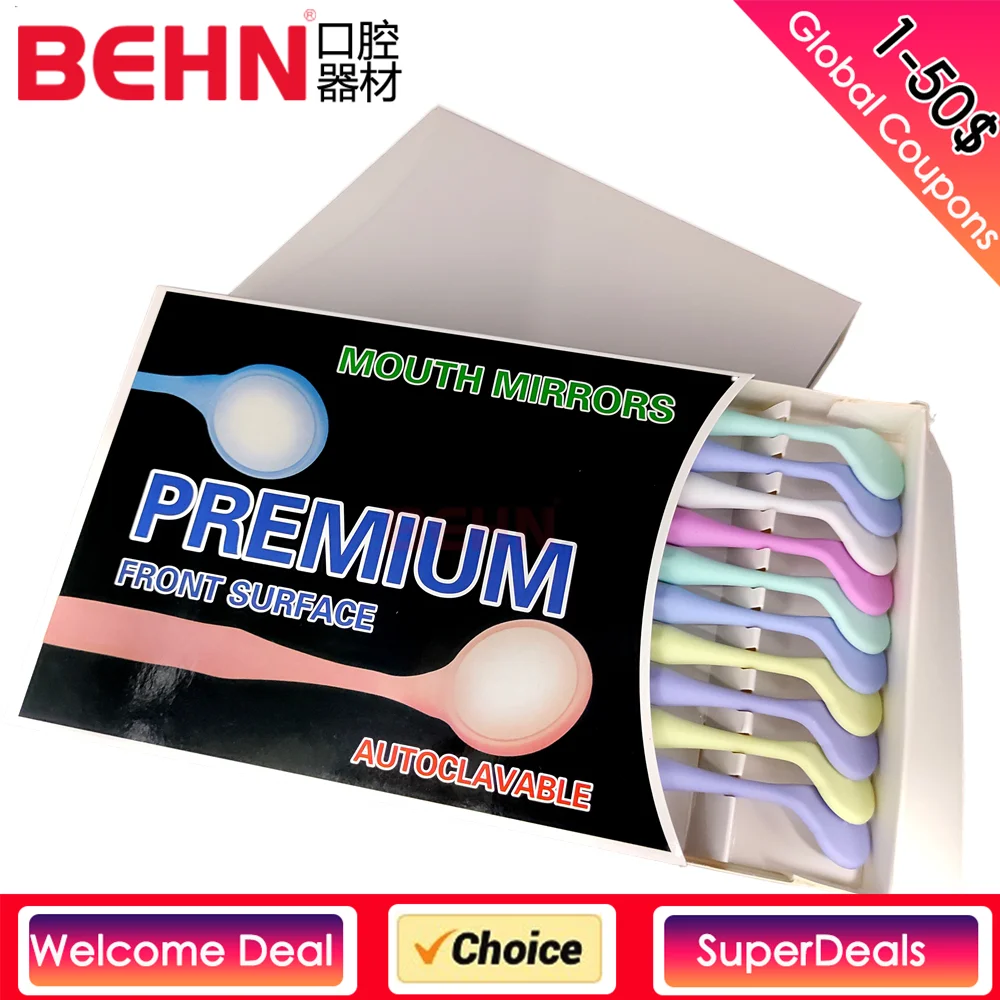 10pcs Dental Double Sided Mouth Mirror With Handle Autoclavable Front Surface Exam Reflector Oral Tooth Whitening Mouth Checking
10pcs Dental Double Sided Mouth Mirror With Handle Autoclavable Front Surface Exam Reflector Oral Tooth Whitening Mouth Checking
