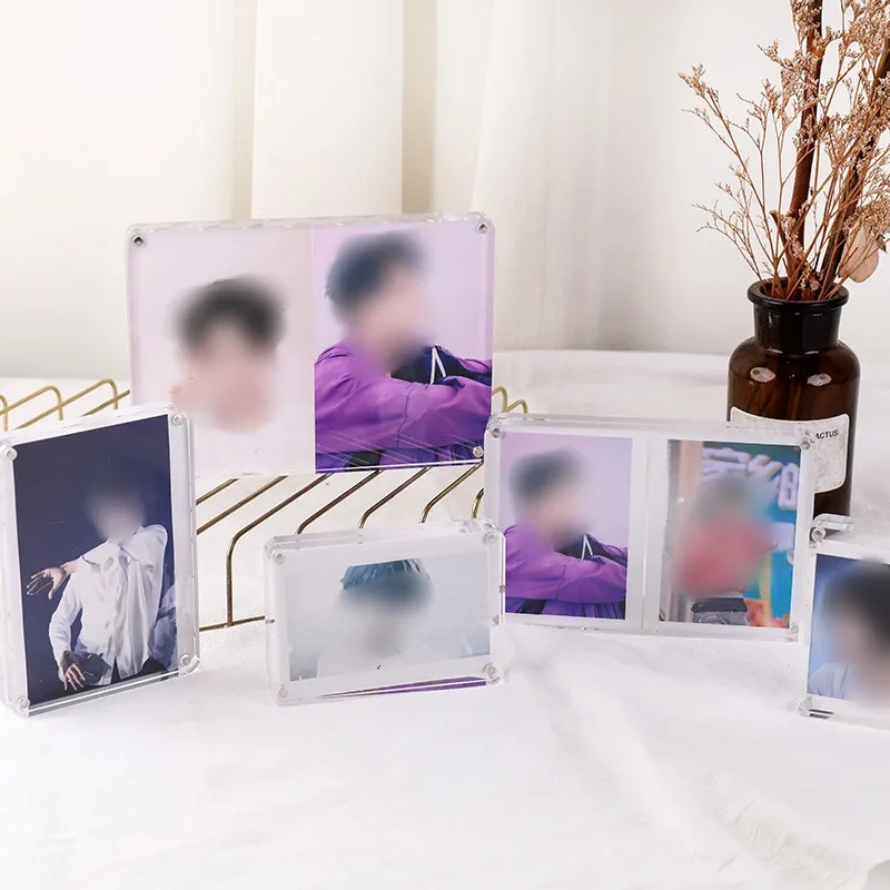 Transparent Acrylic Photo Frame Magnetic Double Sided Display Board Clear Crystal Poster Desk Show Stand Desktop Home Decorate
Transparent Acrylic Photo Frame Magnetic Double Sided Display Board Clear Crystal Poster Desk Show Stand Desktop Home Decorate