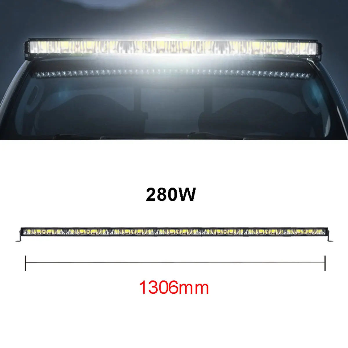 280W 12V 24V LED Bar LED Light Bar/Work Lamp for Offroad Truck Car SUV Jeep 4WD 4x4 Boat ATV Barra LED Headlights 130.6cm
280W 12V 24V LED Bar LED Light Bar/Work Lamp for Offroad Truck Car SUV Jeep 4WD 4x4 Boat ATV Barra LED Headlights 130.6cm