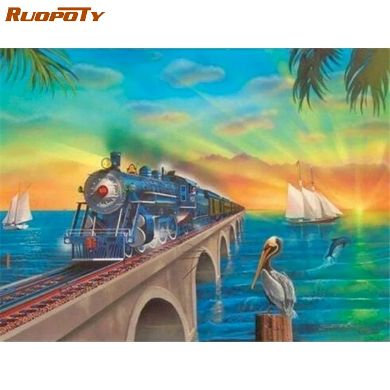 Frame Picture Diy Painting By Numbers For Adult Train Picture By Number Acrylic Canvas Seascape Diy Gift Home Wall Art Picture
Frame Picture Diy Painting By Numbers For Adult Train Picture By Number Acrylic Canvas Seascape Diy Gift Home Wall Art Picture