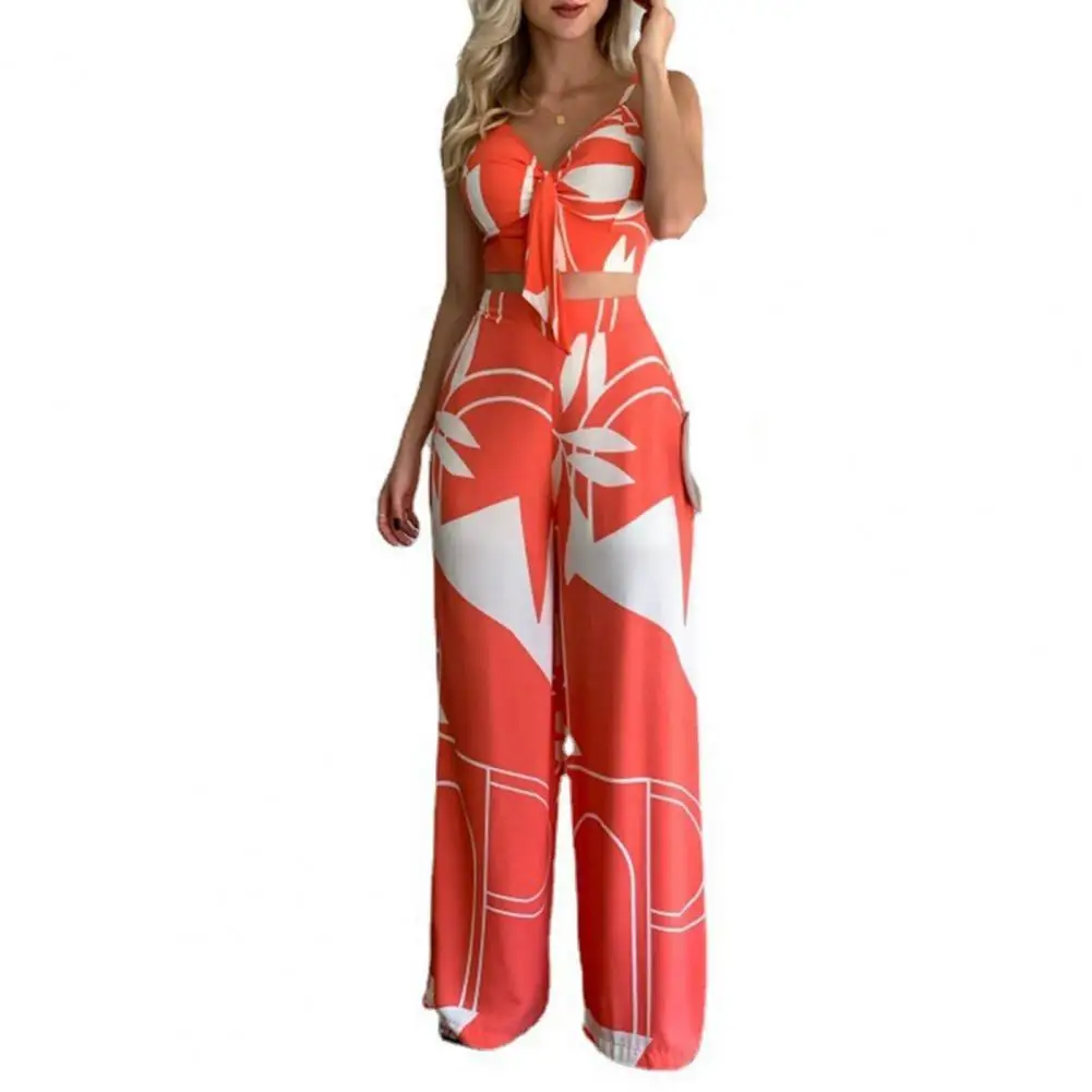 2Pcs/Set Fashion Adjustable Strap Top Pants Set Ladies Suit Lightweight Loose
2Pcs/Set Fashion Adjustable Strap Top Pants Set Ladies Suit Lightweight Loose