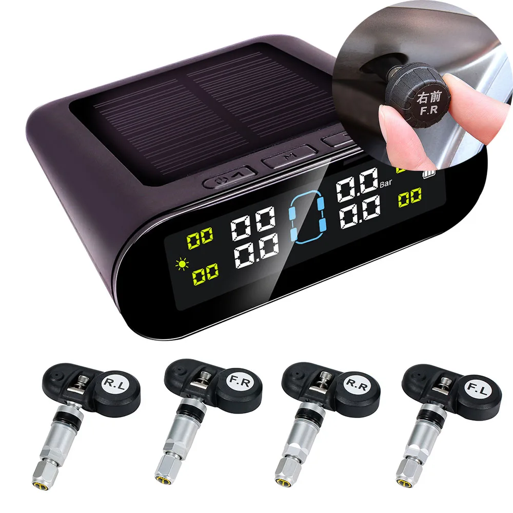 Интеллектуальная система контроля давления в шинах TPMS с ЖК-дисплеем, солнечная зарядка, датчик давления в шинах s, внешний датчик давления в ...
Интеллектуальная система контроля давления в шинах TPMS с ЖК-дисплеем, солнечная зарядка, датчик давления в шинах s, внешний датчик давления в ...