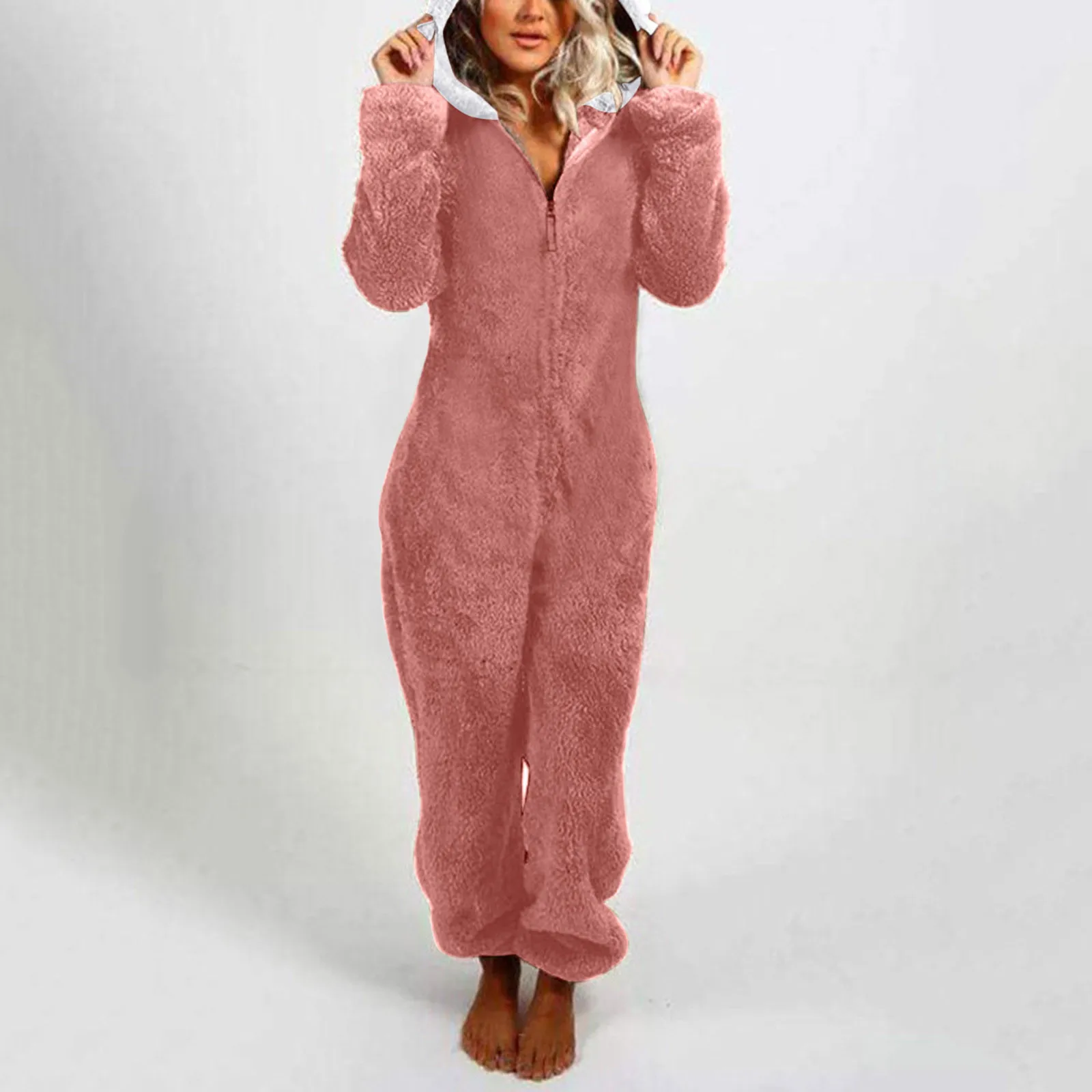 2022 Winter Warm Pyjamas Womens Onesies Loose Fluffy Hooded Fleece Jumpsuits Sleepwear Pajamas For Adult Large Size S-5XL
2022 Winter Warm Pyjamas Womens Onesies Loose Fluffy Hooded Fleece Jumpsuits Sleepwear Pajamas For Adult Large Size S-5XL
