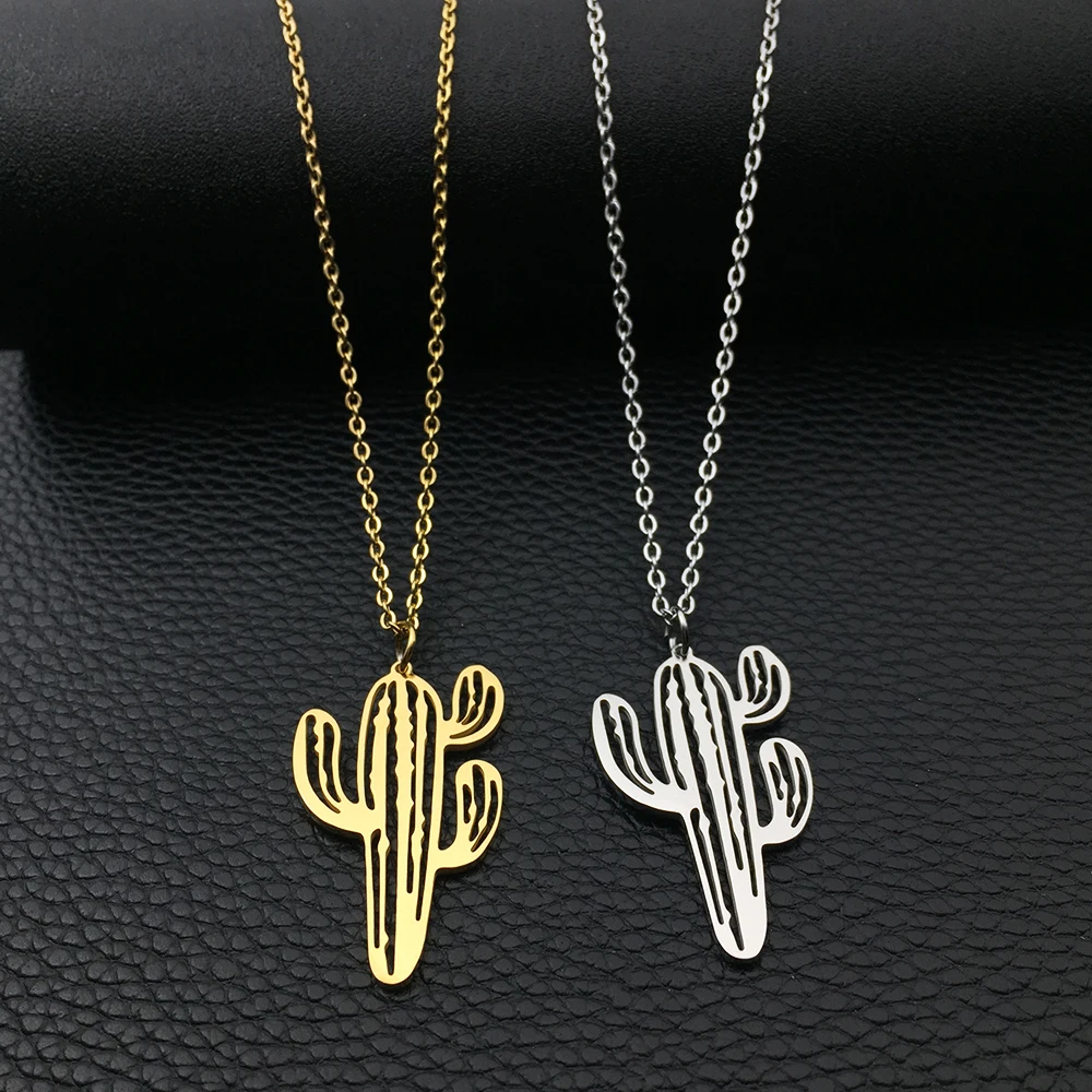 Women Stainless Steel Jewelry Geometry Charm Cactus Necklace Best Gift For Friend Drop Shipping Accepted YP6394
Women Stainless Steel Jewelry Geometry Charm Cactus Necklace Best Gift For Friend Drop Shipping Accepted YP6394