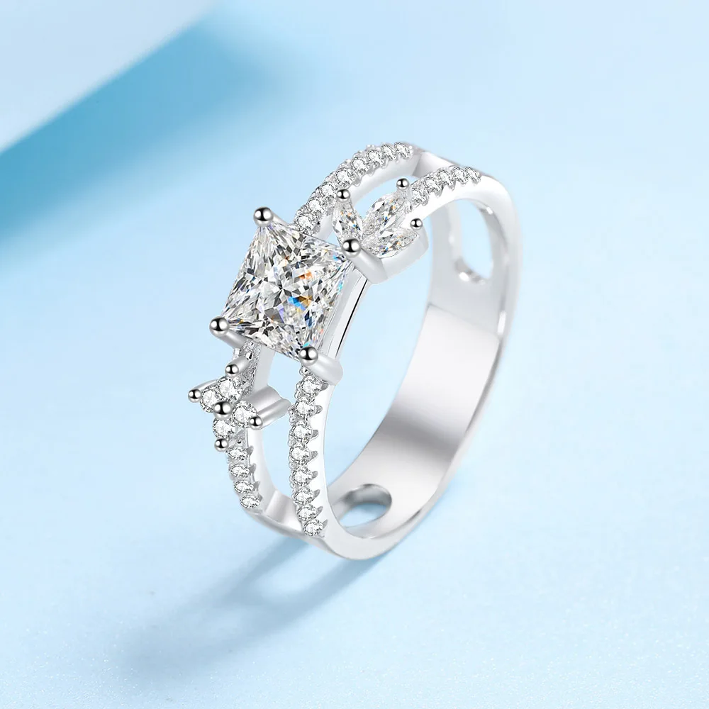 Certified 1CT Princess Cut Moissanite Engagement Ring Lab Diamond Wedding Bands PT950 Plating Bridal Rings Set Couple Rings
Certified 1CT Princess Cut Moissanite Engagement Ring Lab Diamond Wedding Bands PT950 Plating Bridal Rings Set Couple Rings