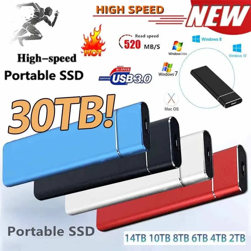 Быстрый накопитель dysk twardy 30TB 1TB 500GB SSD портативный накопитель NY dysk twardy 16TB 8TB interfejs USB3.0 100% оригинальный портативный накопитель
Быстрый накопитель dysk twardy 30TB 1TB 500GB SSD портативный накопитель NY dysk twardy 16TB 8TB interfejs USB3.0 100% оригинальный портативный накопитель