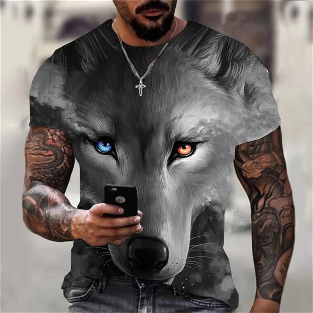 3D Printed Werewolf T-shirt Men's Summer Short Sleeve T-shirt Top Pullover Fashion Streetwear Men's Clothes O-neck T-shirt
3D Printed Werewolf T-shirt Men's Summer Short Sleeve T-shirt Top Pullover Fashion Streetwear Men's Clothes O-neck T-shirt