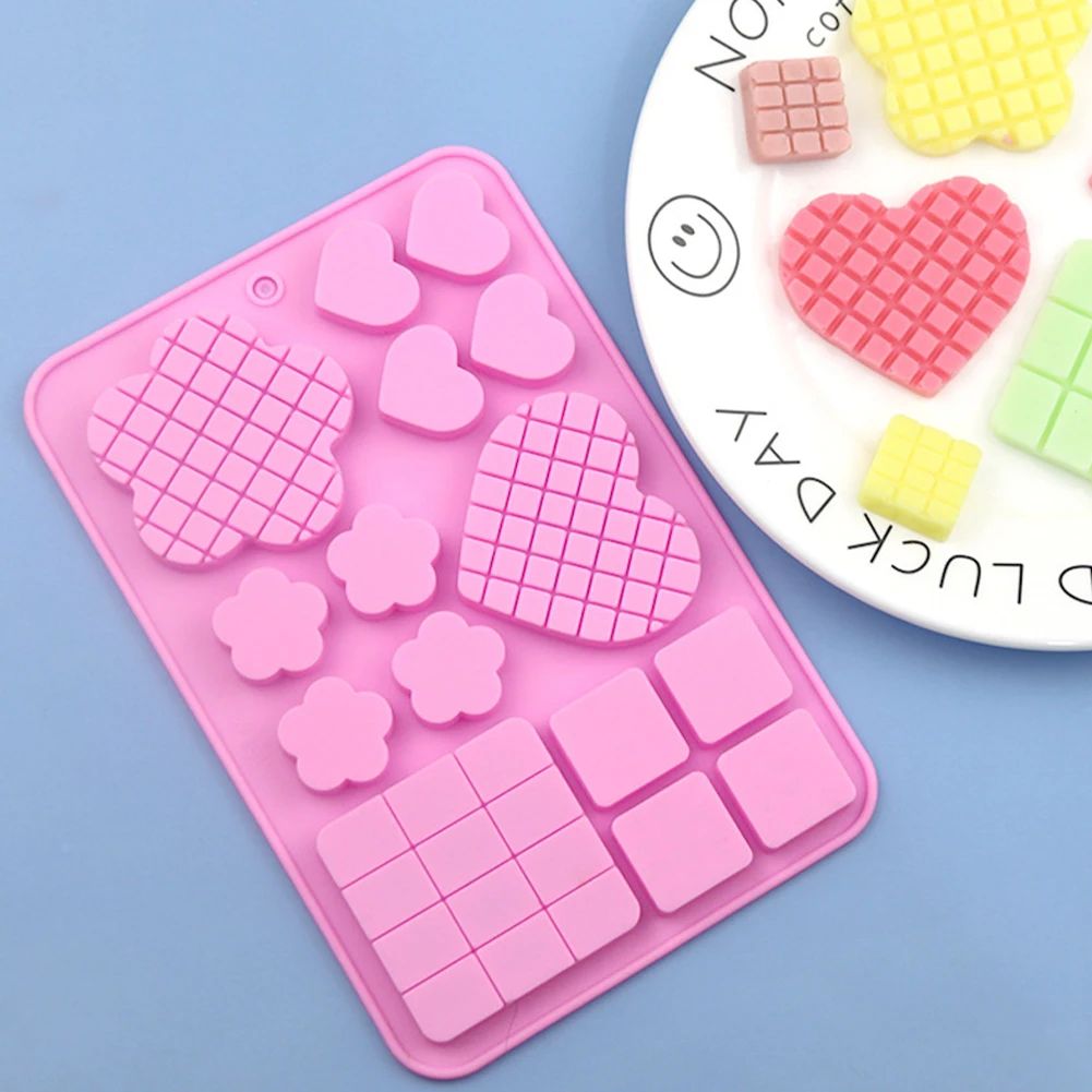 15 Cavity Flower DIY Chocolate Mold Candy Silicone Baking Fondant Mold for Candy Jelly Soap Muffin Cake Decorating Baking Tool
15 Cavity Flower DIY Chocolate Mold Candy Silicone Baking Fondant Mold for Candy Jelly Soap Muffin Cake Decorating Baking Tool