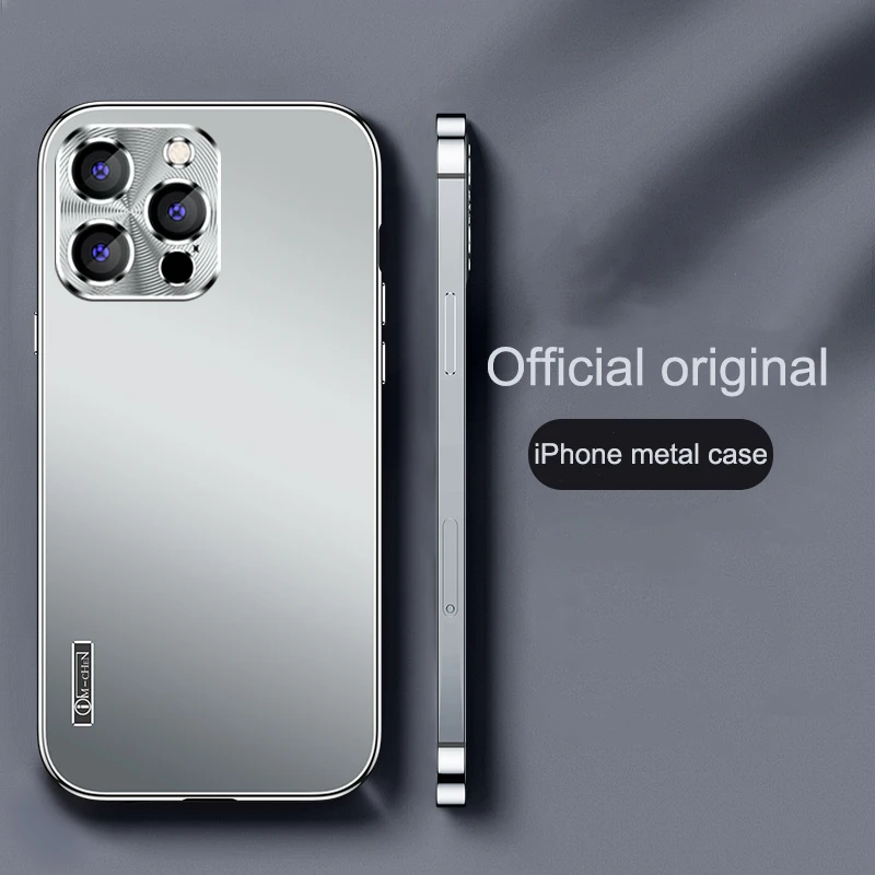 For iPhone 13 12 11 Pro Max case Metal magnetic Camera protective shell Comparable to the Original case
For iPhone 13 12 11 Pro Max case Metal magnetic Camera protective shell Comparable to the Original case