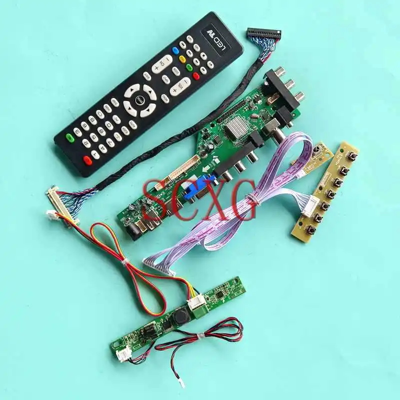 For HM236WU1 HR236WU1 DVB Digital LCD Display Controller Board 1920*1080 AV USB RF 30 Pin LVDS VGA HDMI-Compatible DIY Kit 23.6"
For HM236WU1 HR236WU1 DVB Digital LCD Display Controller Board 1920*1080 AV USB RF 30 Pin LVDS VGA HDMI-Compatible DIY Kit 23.6"